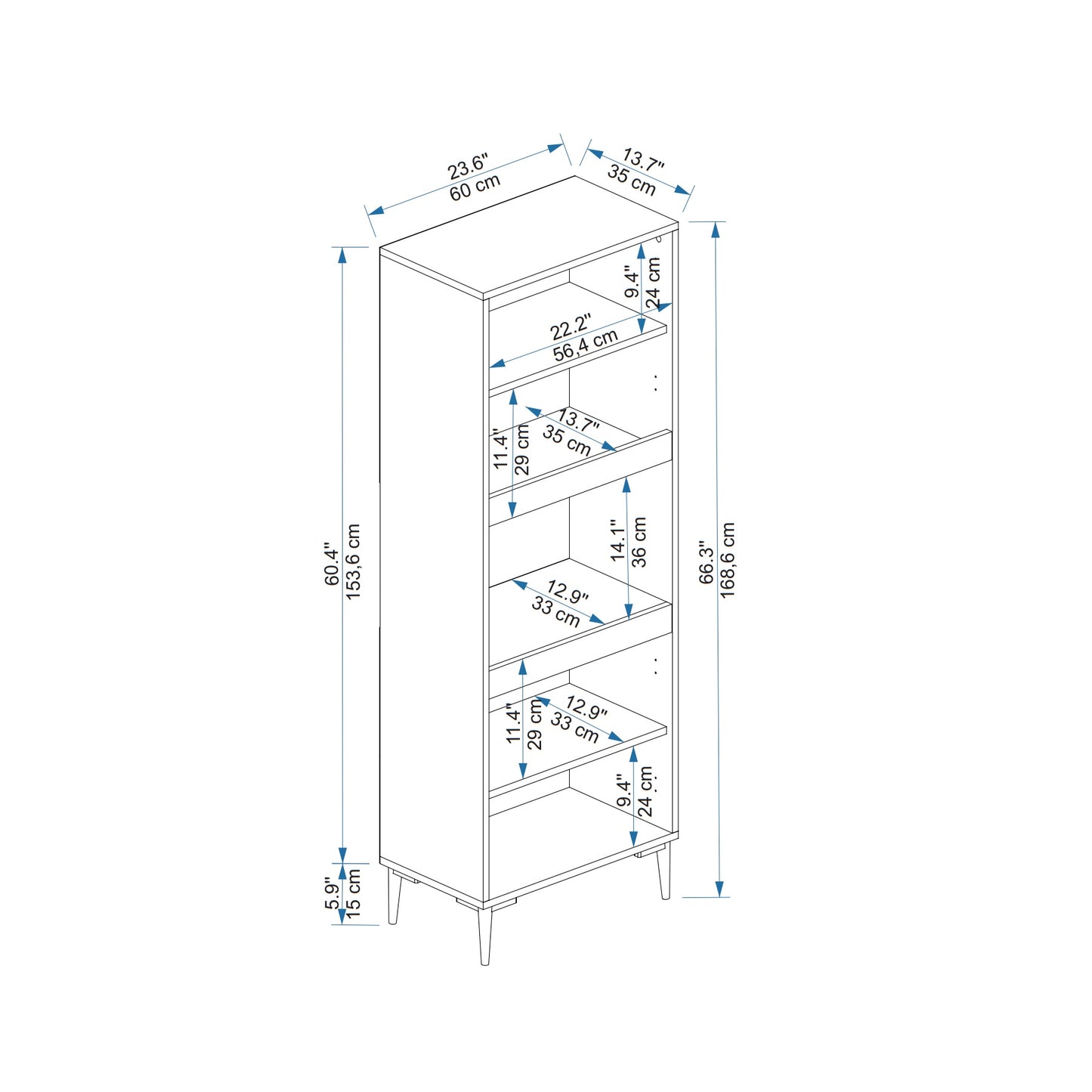 Meuble de salle de bain Aera avec étagères