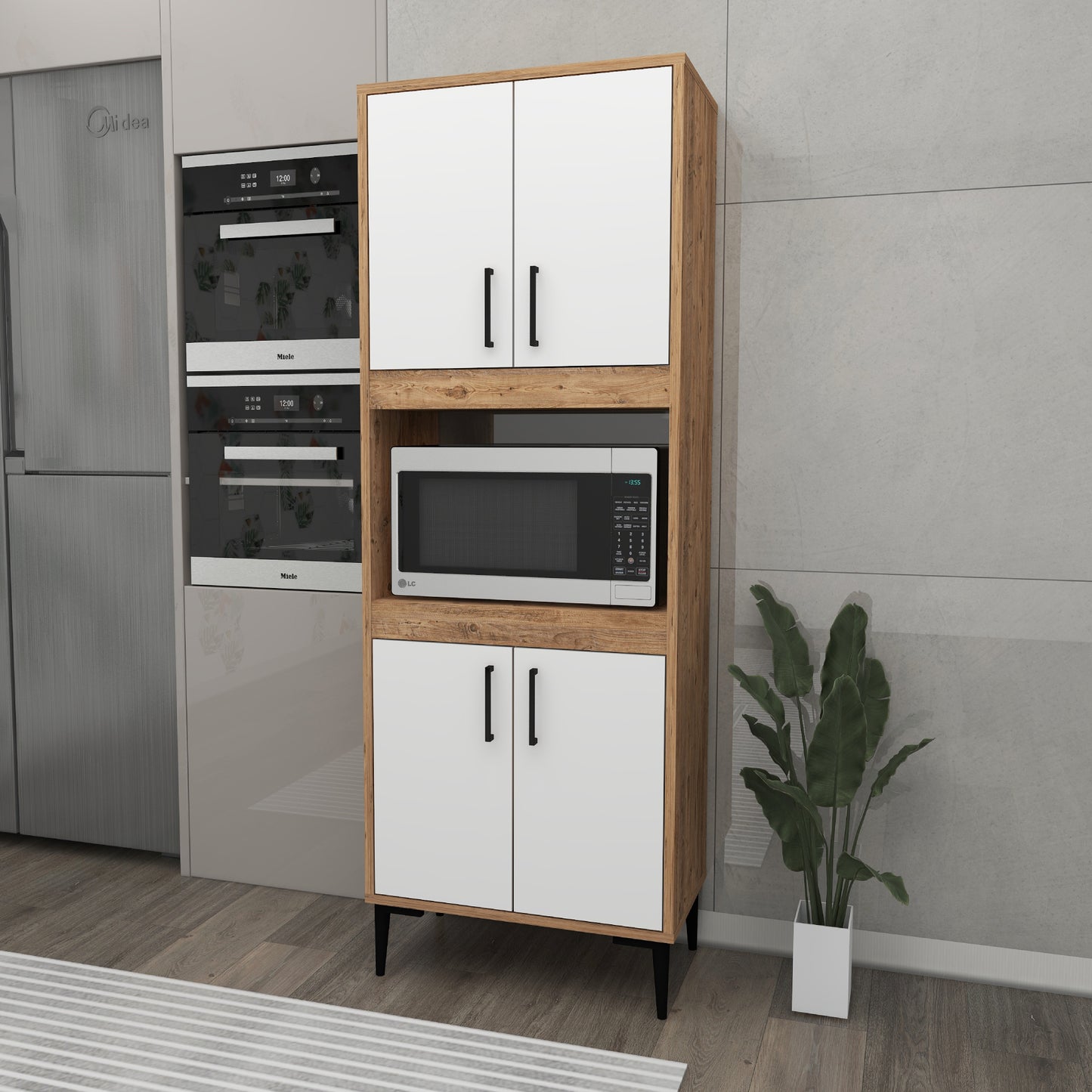 Armoire de cuisine Aera avec étagères