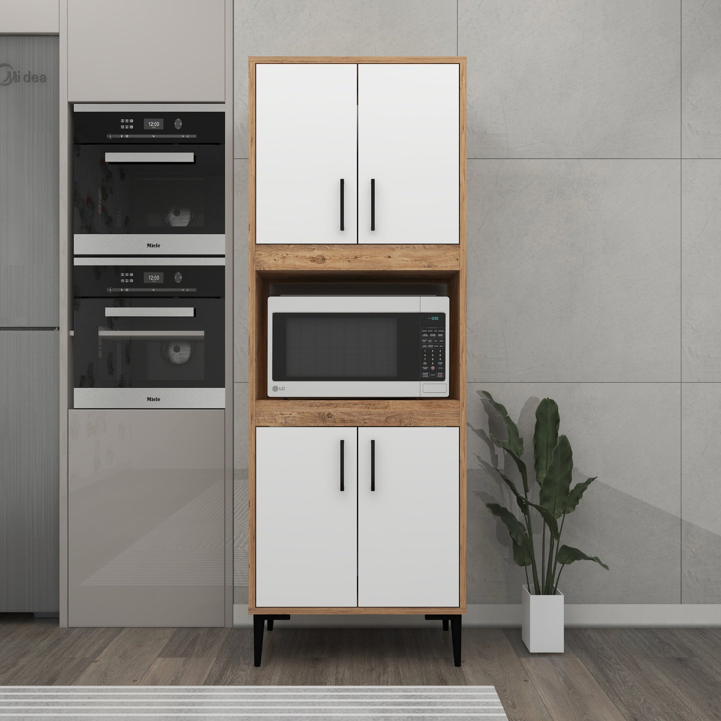 Armoire de cuisine Aera avec étagères