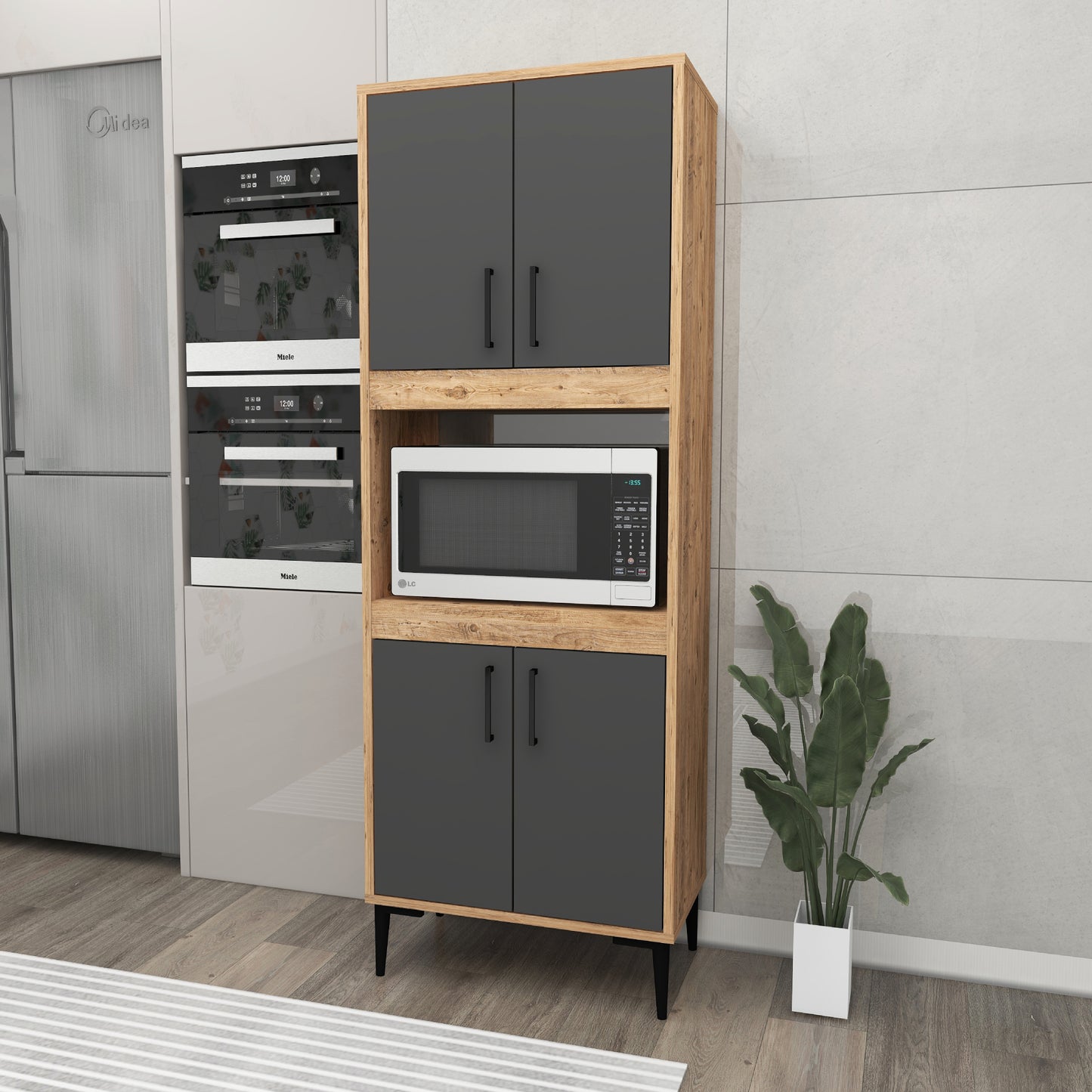 Armoire de cuisine Aera avec étagères