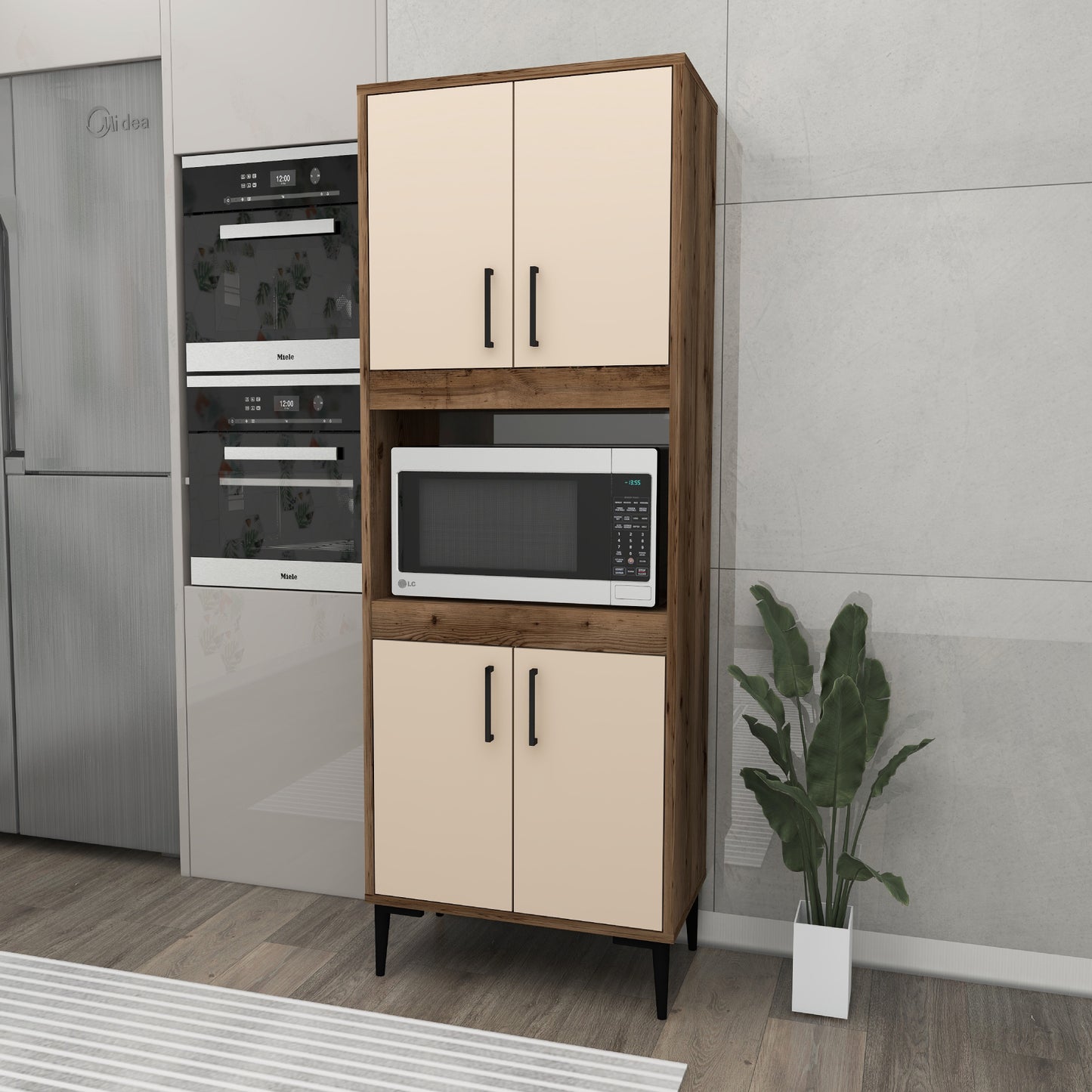 Armoire de cuisine Aera avec étagères