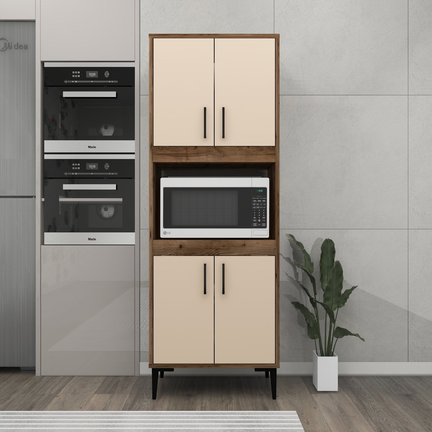 Armoire de cuisine Aera avec étagères