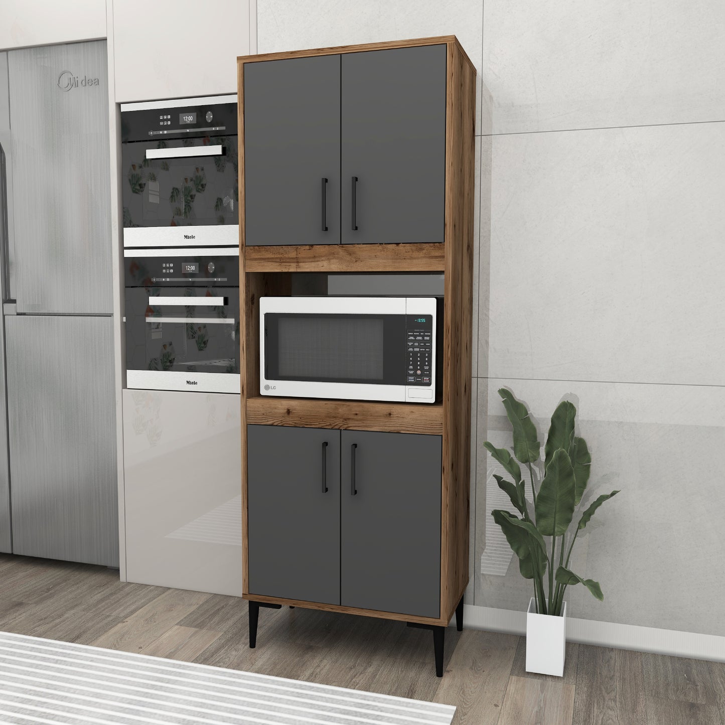 Armoire de cuisine Aera avec étagères