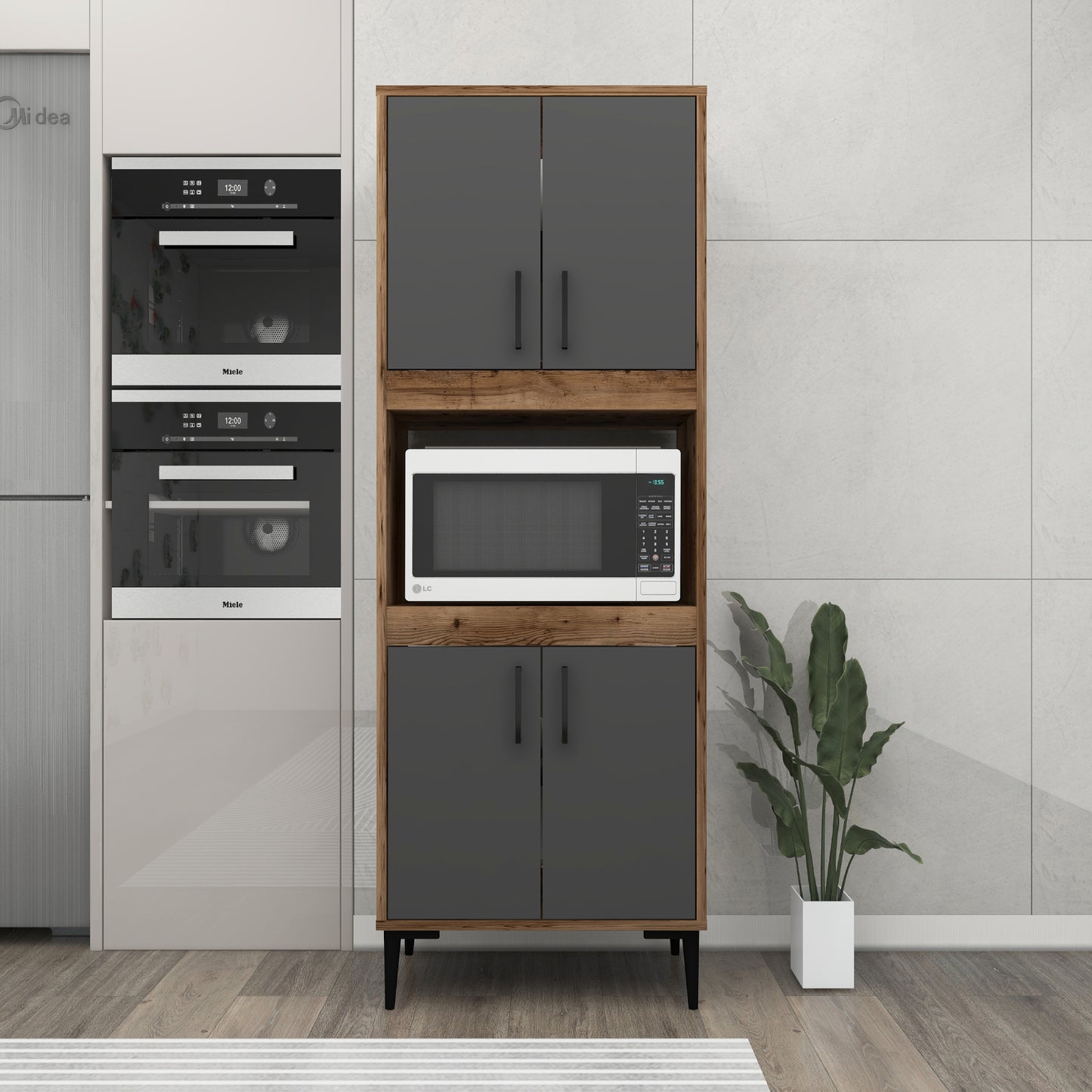Armoire de cuisine Aera avec étagères