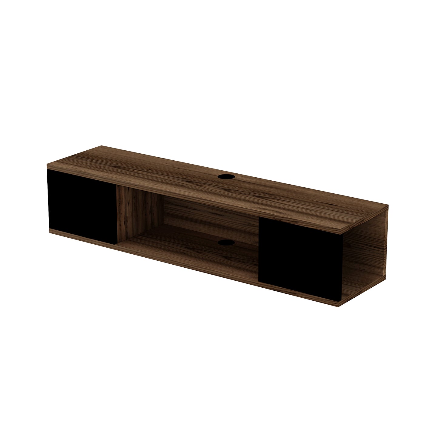 Alfie Floating TV Stand with Shelves