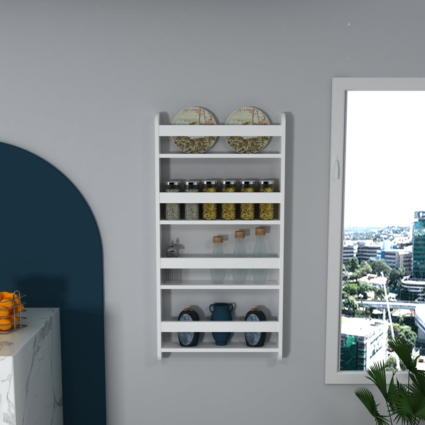 Kitchen Spice Rack Alecto