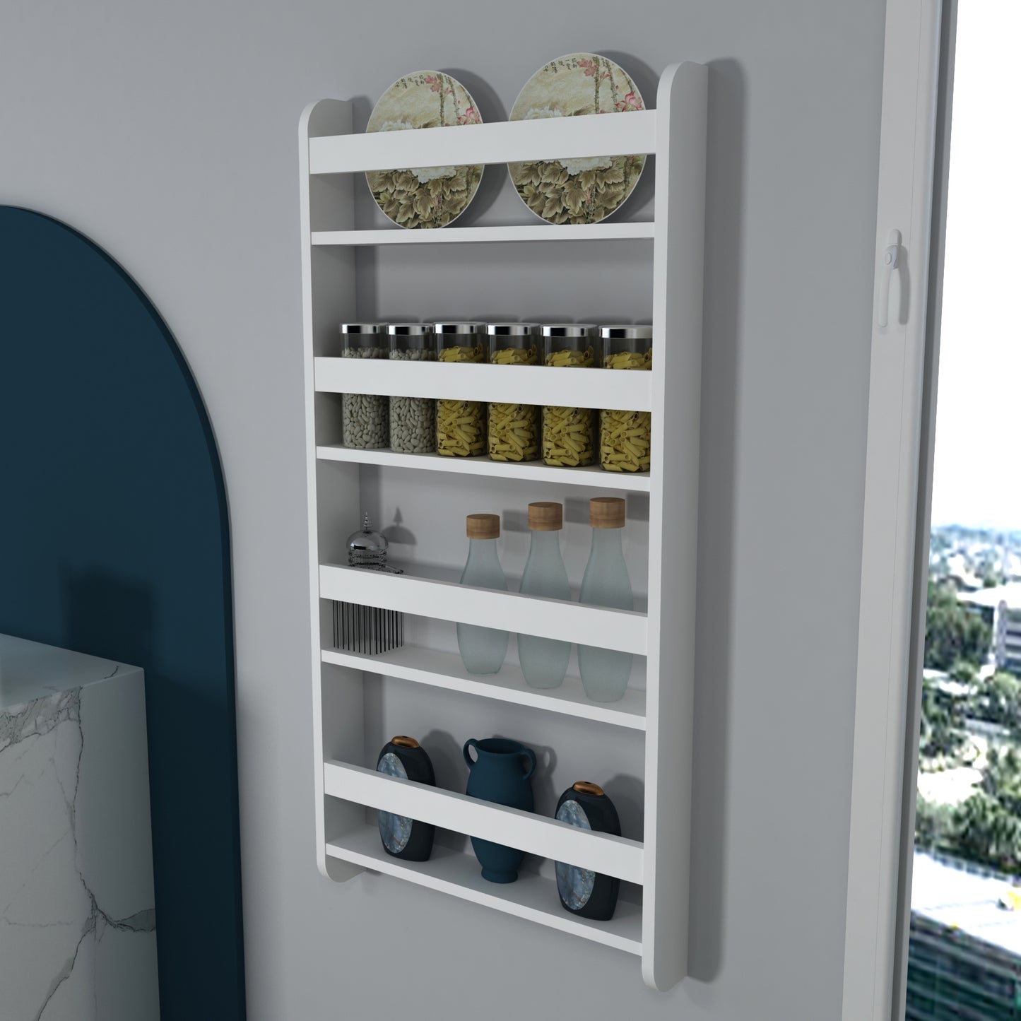 Kitchen Spice Rack Alecto