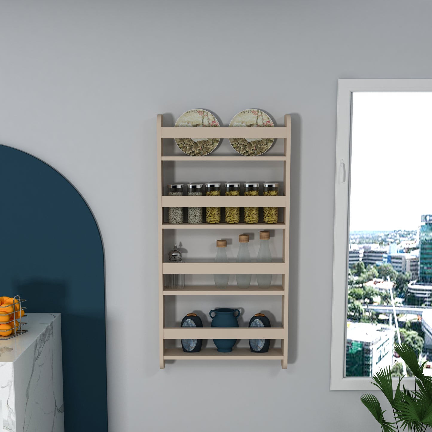 Kitchen Spice Rack Alecto