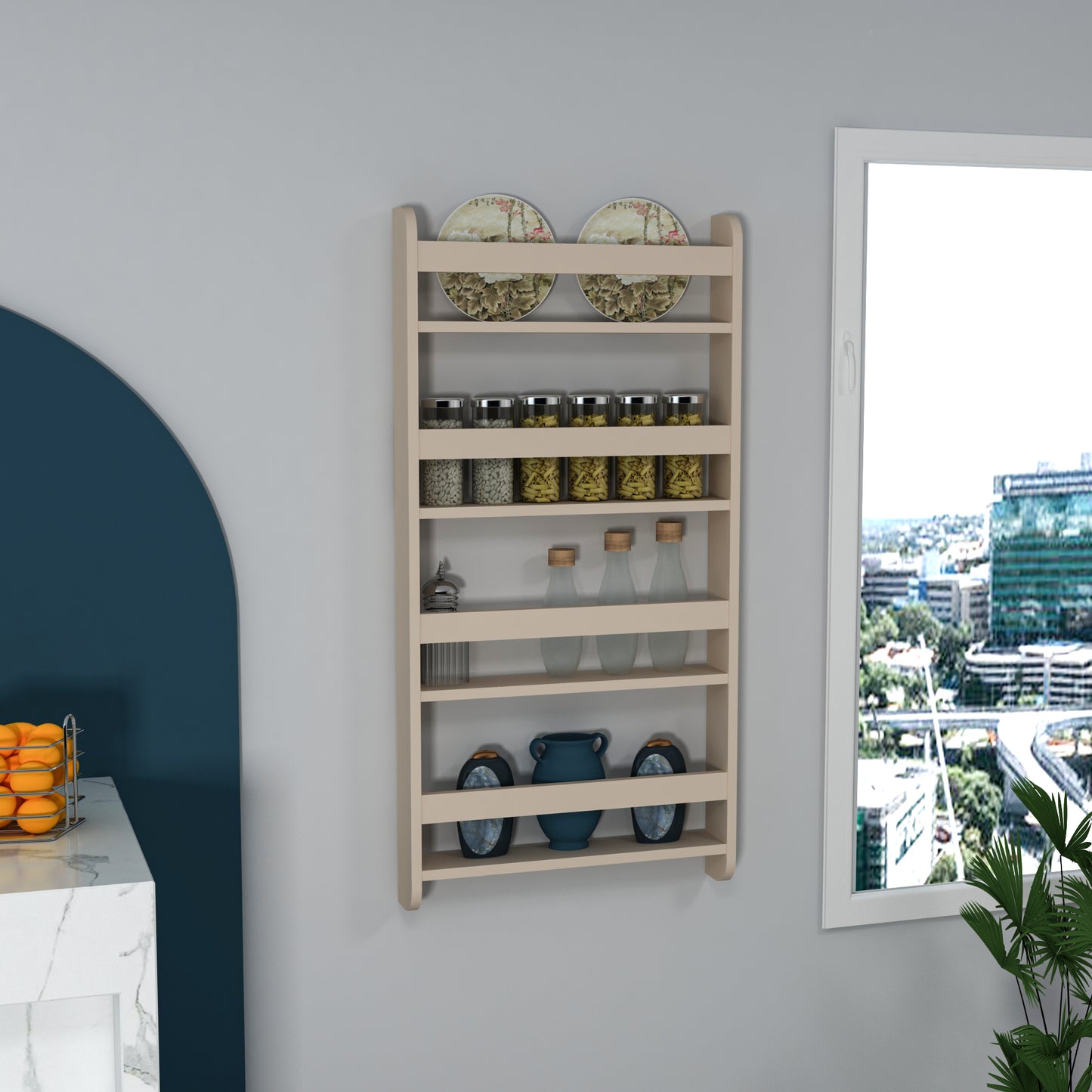 Kitchen Spice Rack Alecto