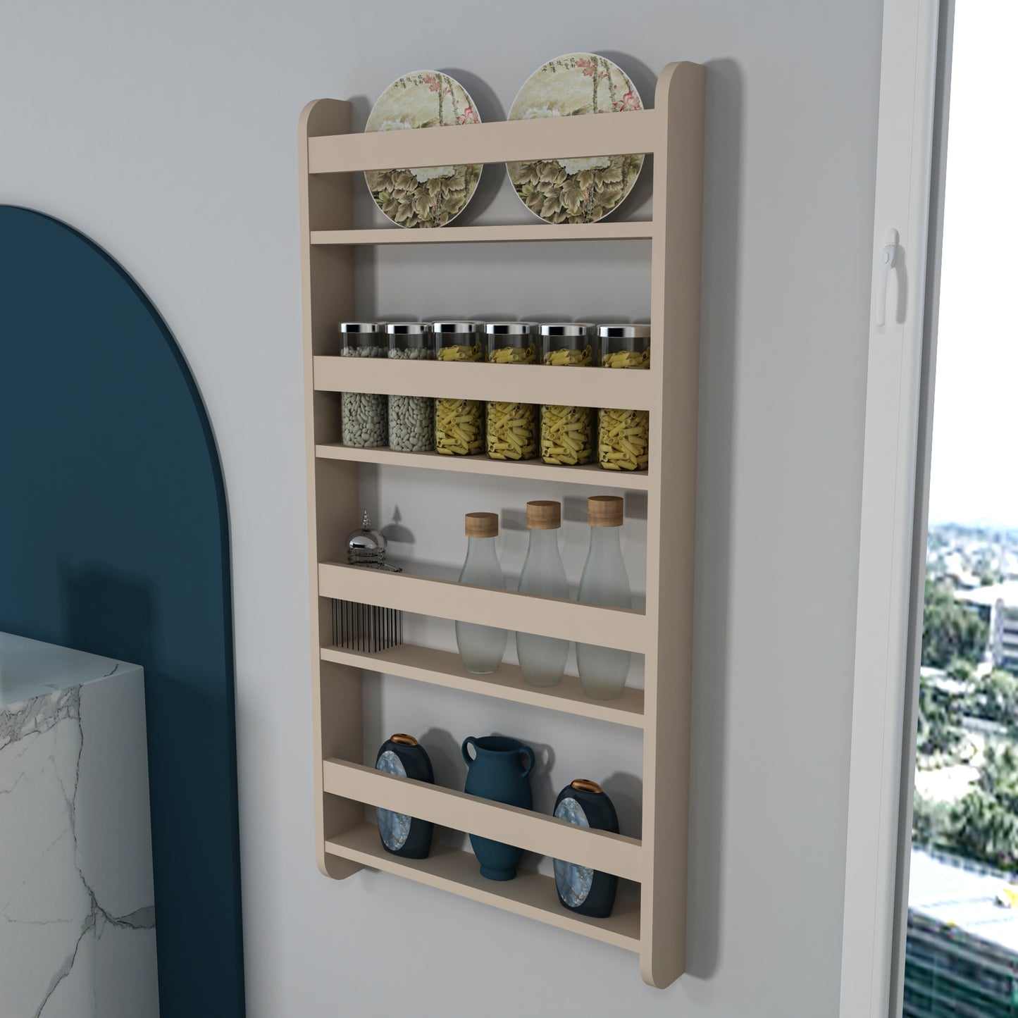 Kitchen Spice Rack Alecto