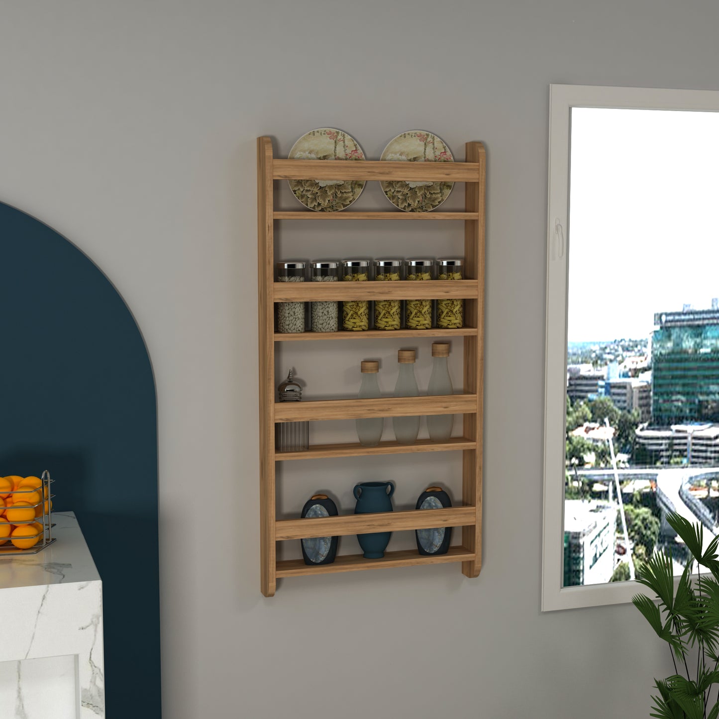 Kitchen Spice Rack Alecto