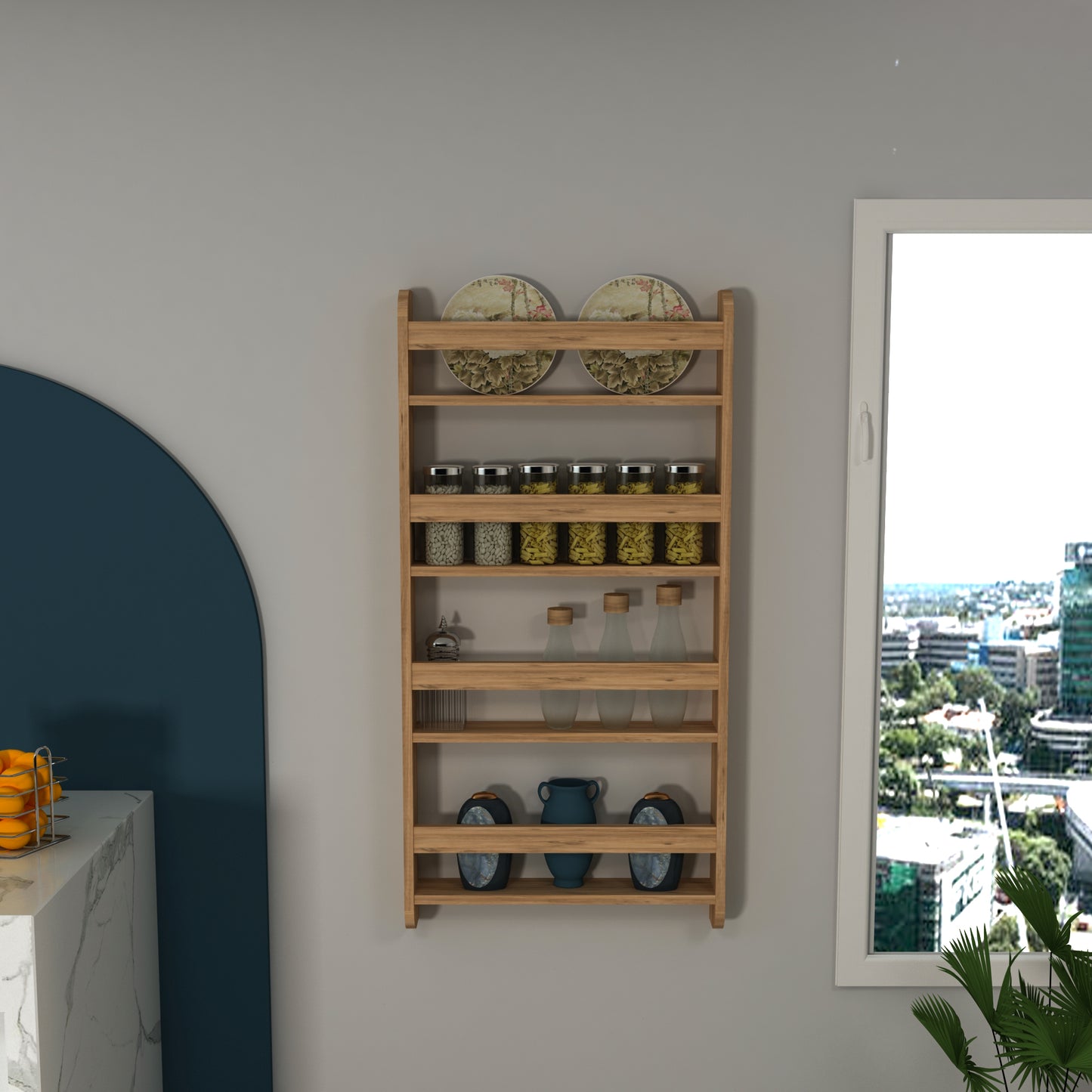 Kitchen Spice Rack Alecto