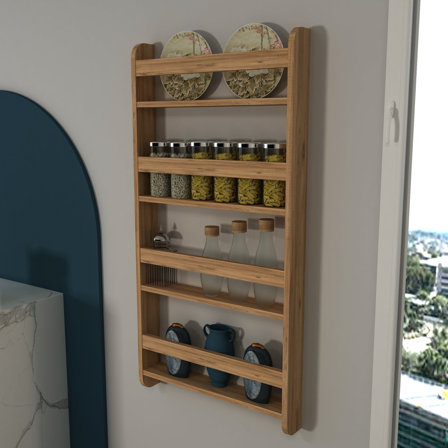 Kitchen Spice Rack Alecto