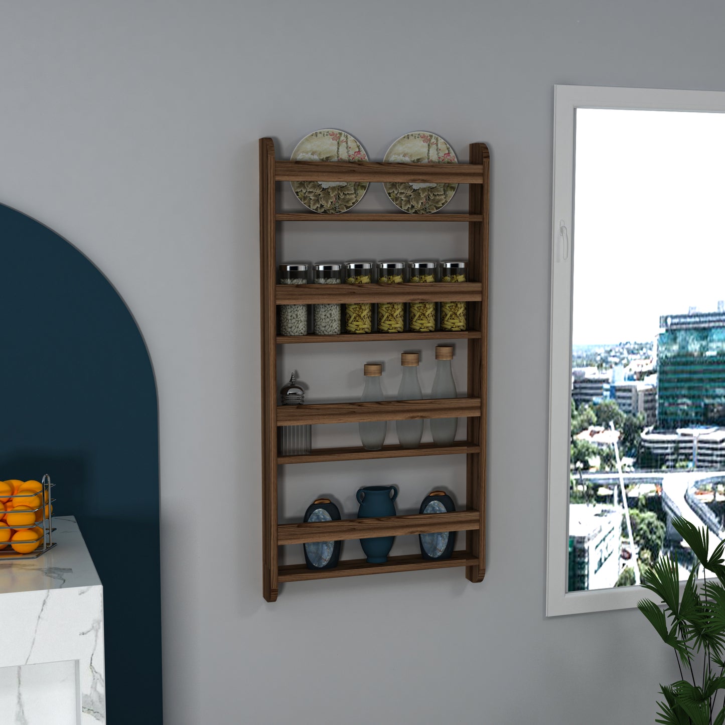 Kitchen Spice Rack Alecto