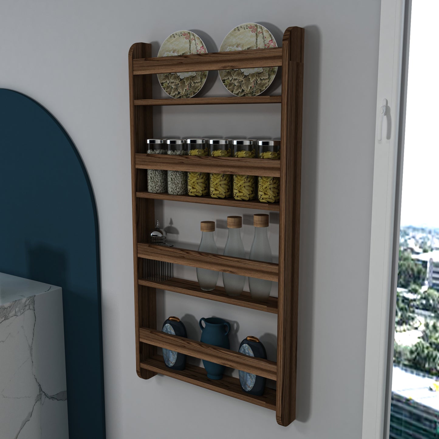 Kitchen Spice Rack Alecto