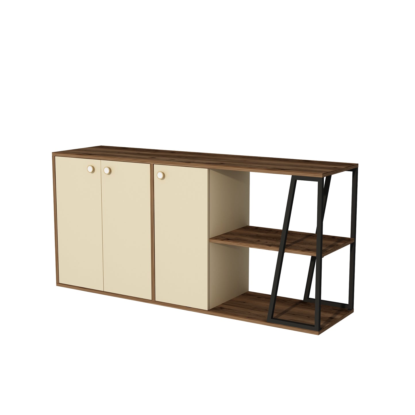 Avena Sideboard with Cabinets and Shelves