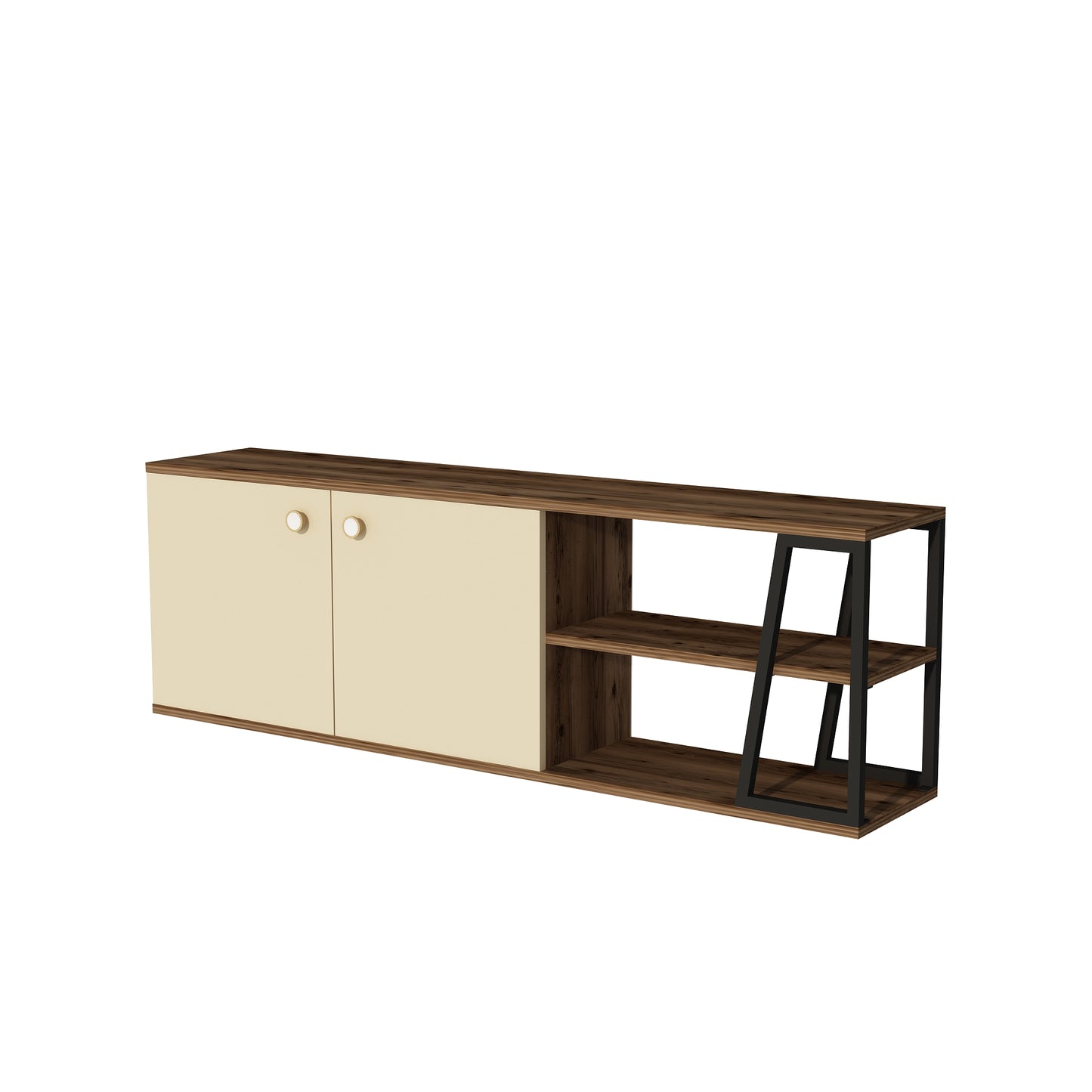 Avena TV Stand with Cabinets and Shelves for TVs up to 66"