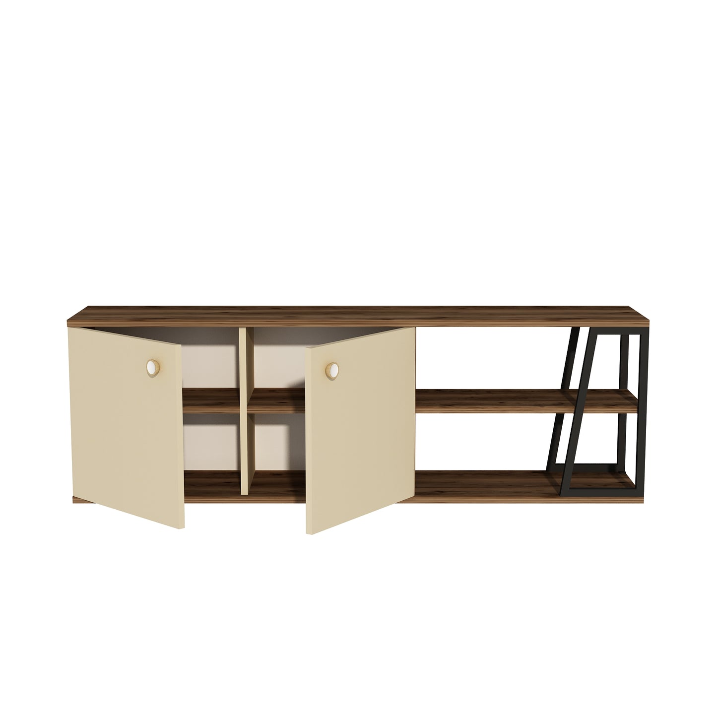 Avena TV Stand with Cabinets and Shelves for TVs up to 66"