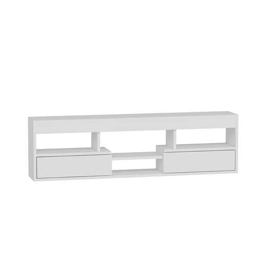 Mueble de TV flotante Boris con estantes y armarios