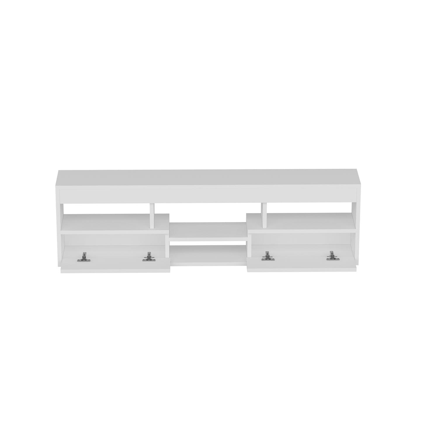 Boris Floating TV Stand with Shelves and Cabinets