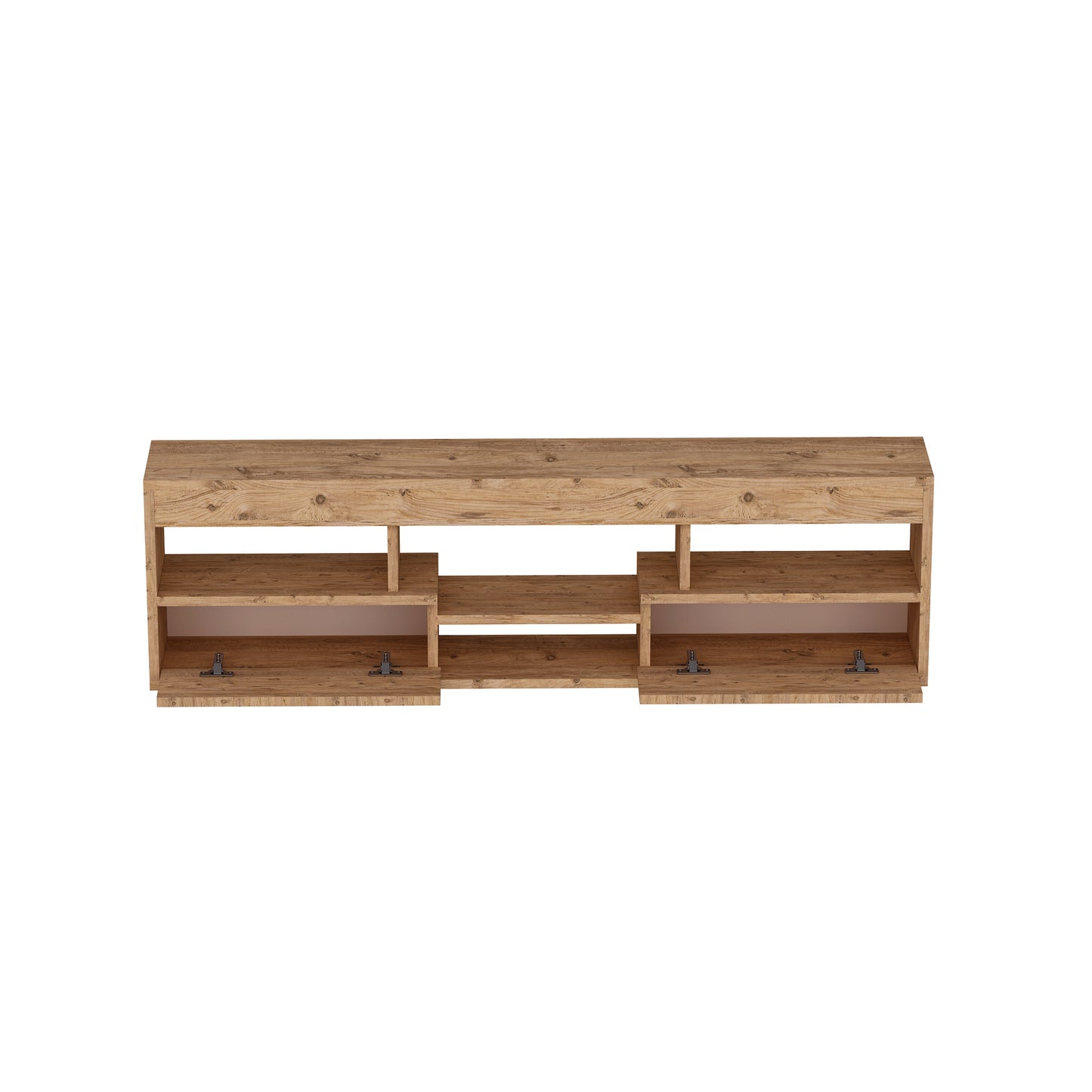 Boris Floating TV Stand with Shelves and Cabinets