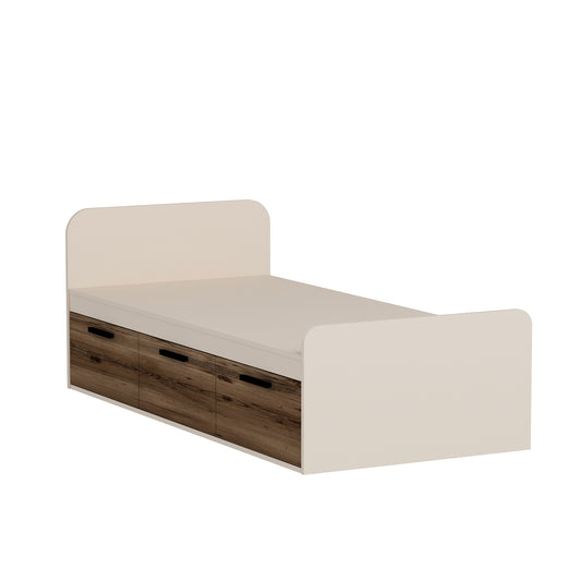 Cama Achille, estructura de cama con cabecero