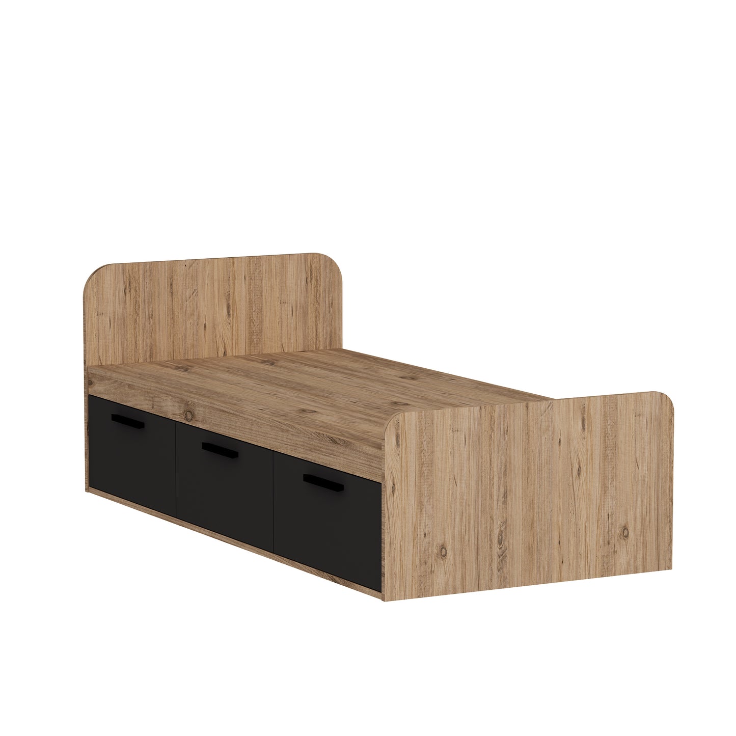 Achille Bedstead, Bed Frame with Headboard