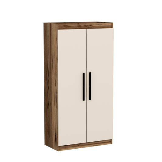 Armario Achille con 2 puertas y 7 estantes
