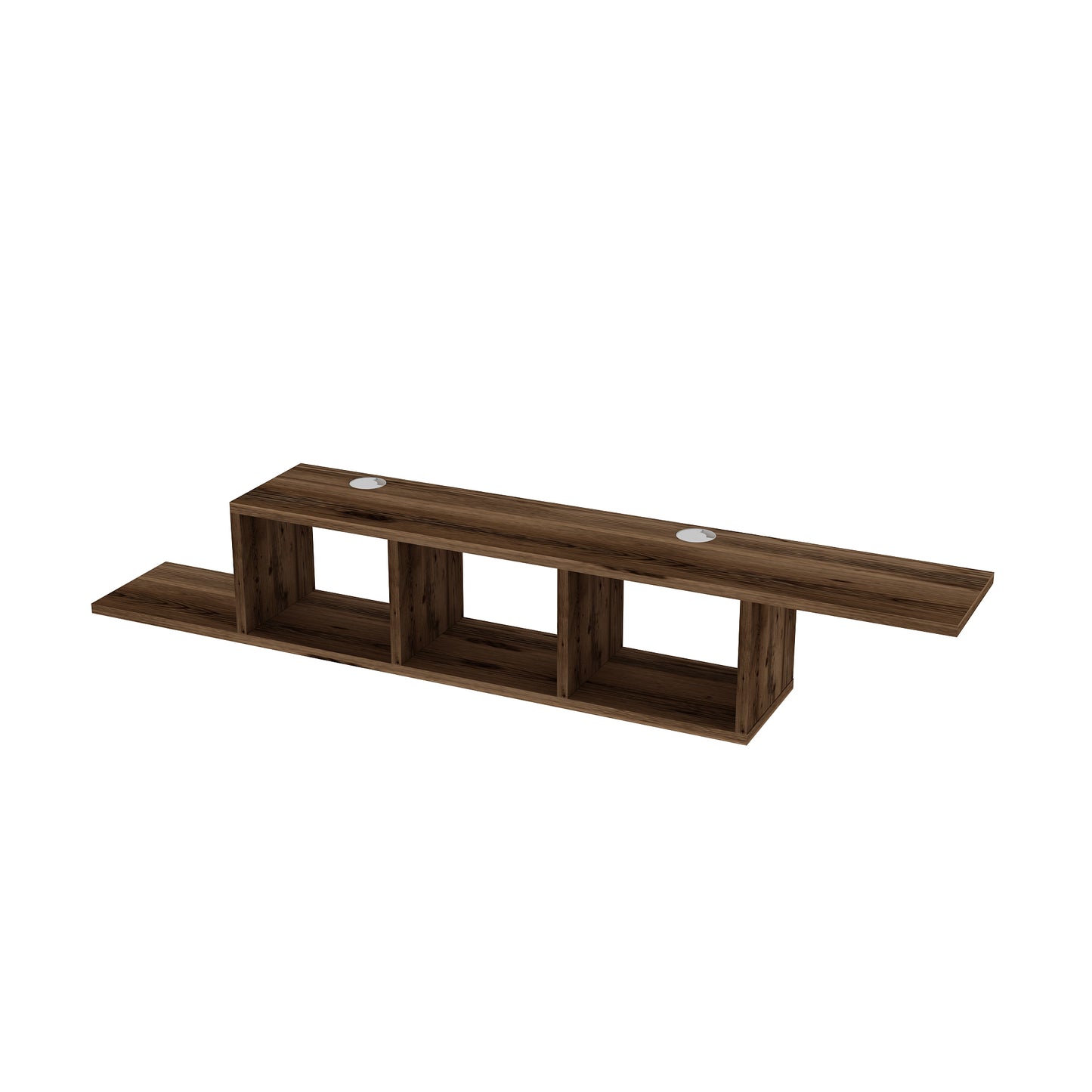 Harris Floating TV Stand with Shelves
