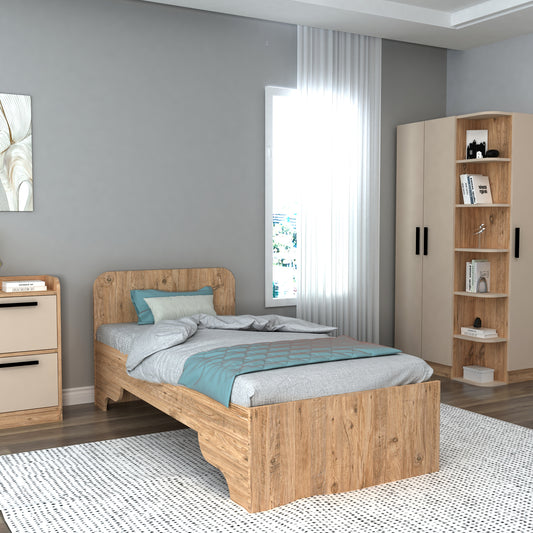 Estructura de cama Lelia Bedstead con cabecero