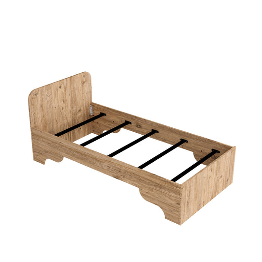 Estructura de cama Lelia Bedstead con cabecero