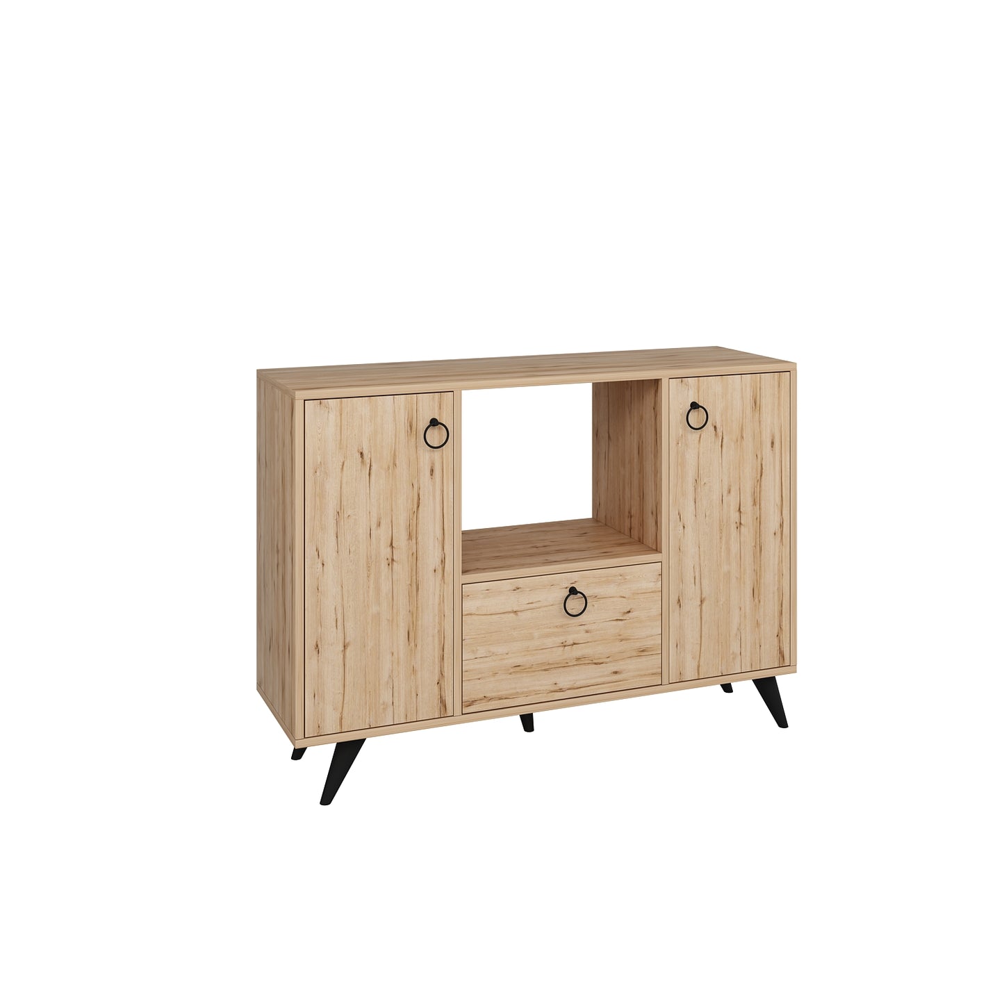 Sideboard with Cabinets and Shelf Silvestro