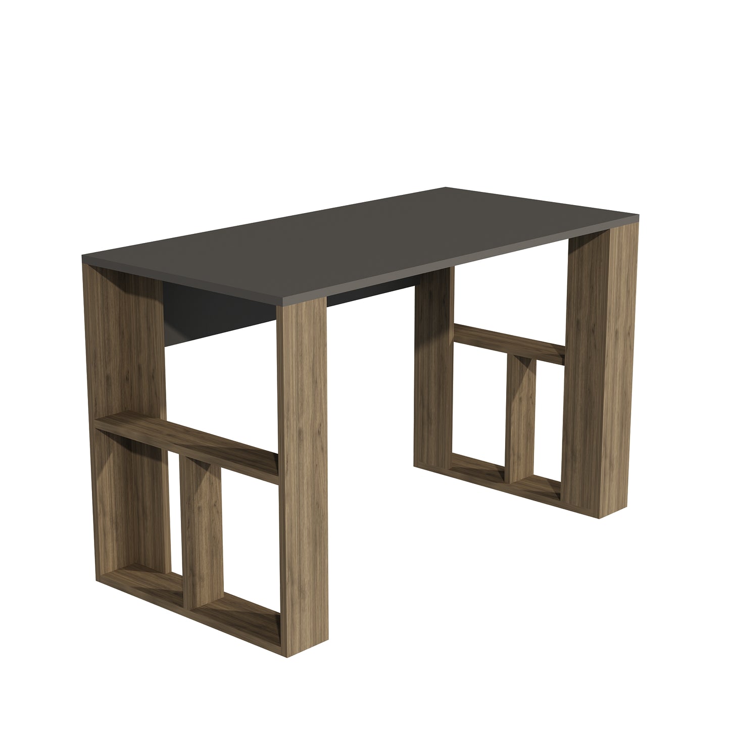 Ocean Computer Desk with Shelves