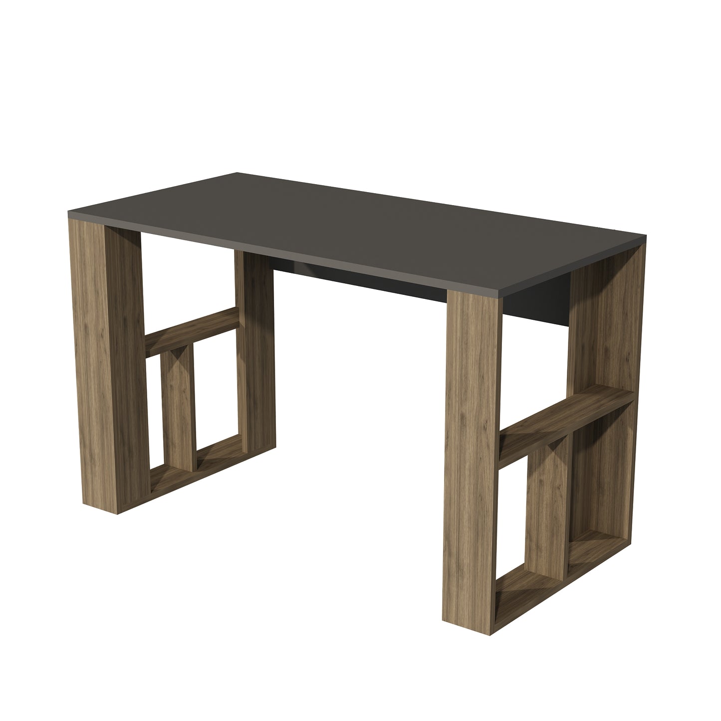 Ocean Computer Desk with Shelves