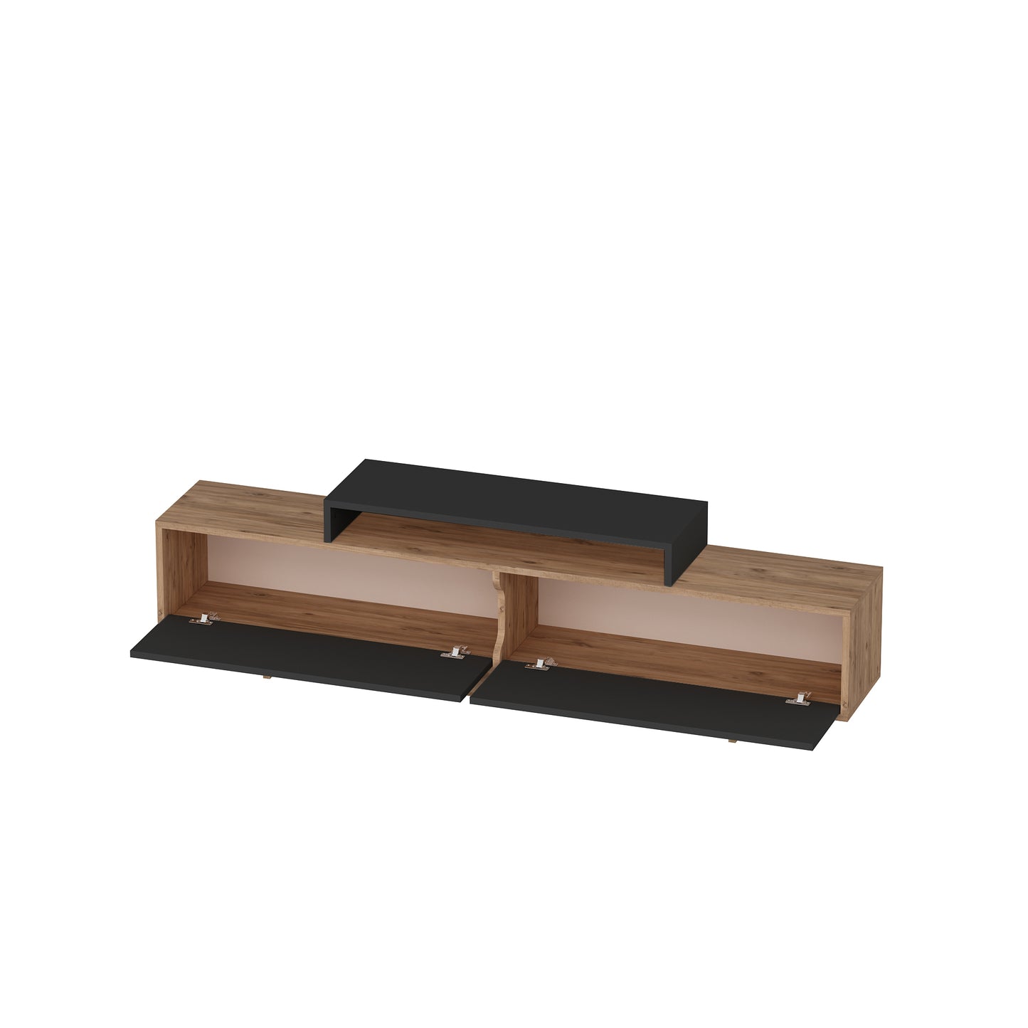 Gaia TV Stand and Entertainment Center with Storage Cabinets for TVs up to 78"