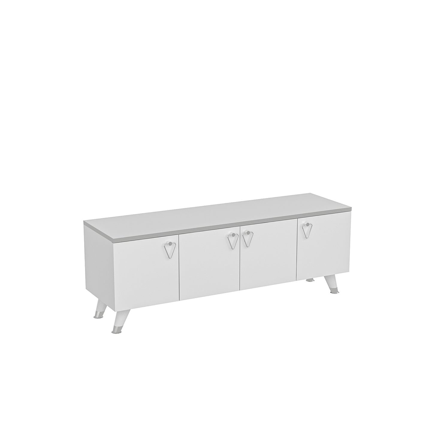 Raine TV Stand and Media Console with Cabinets