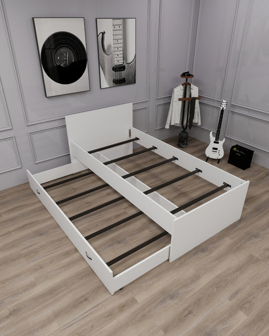 Sofia Bed Frame with Headboard and Guest Bed