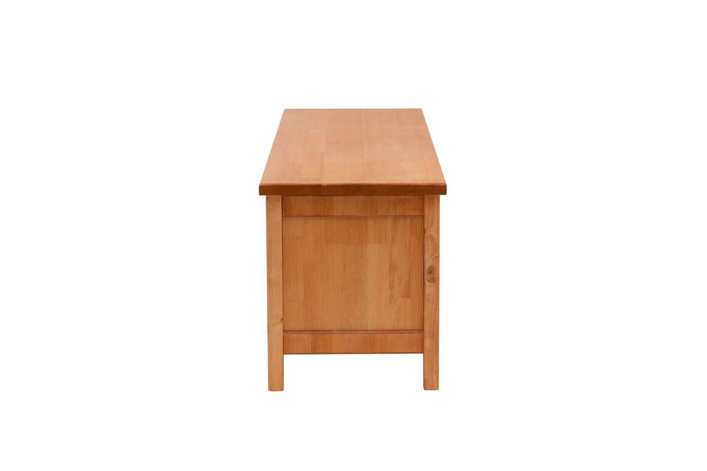 Solid Pine Wood Handmade TV Stand with Storage Drawers and Shelves for TVs up to 60" Dawn