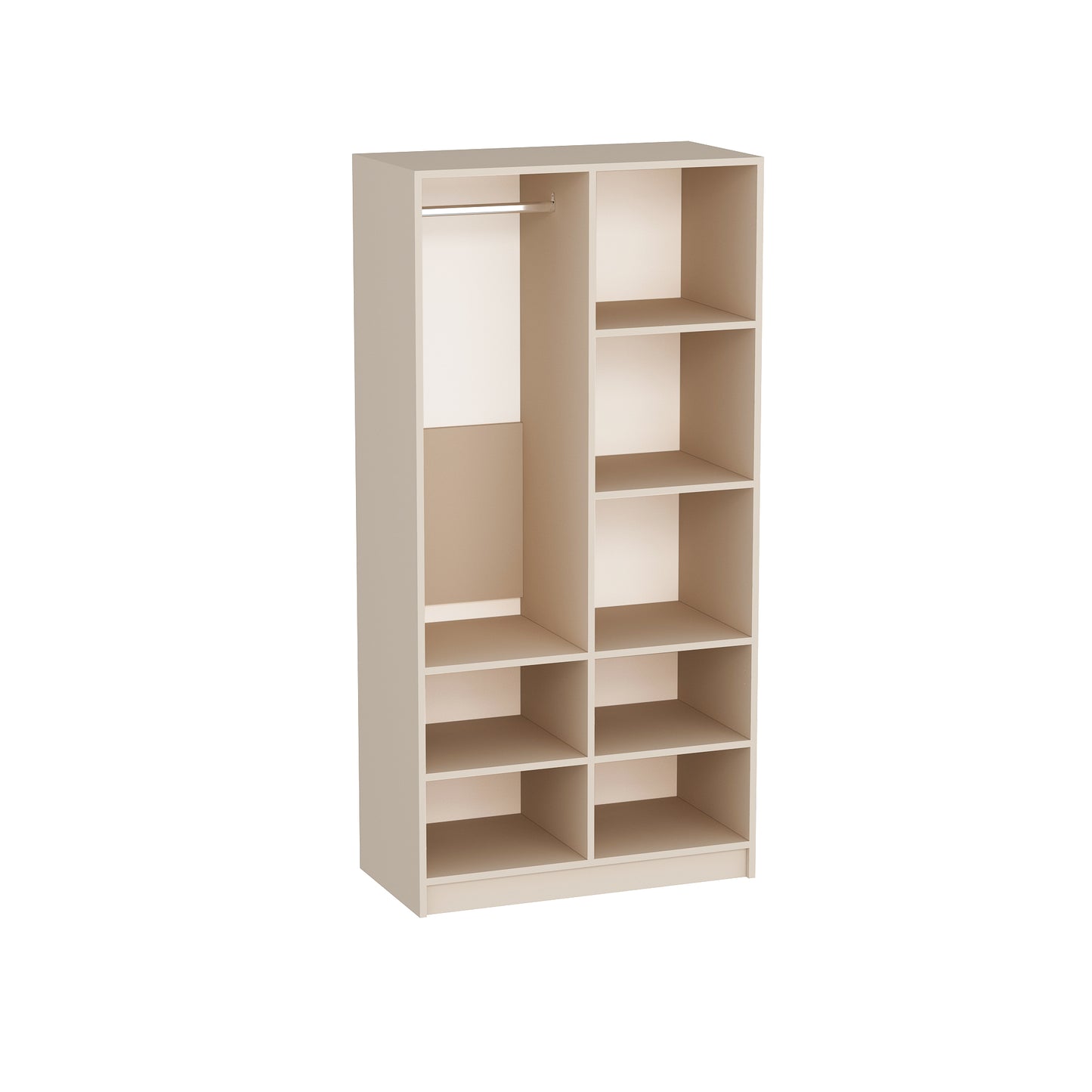 Armoire Viola avec armoires et étagères