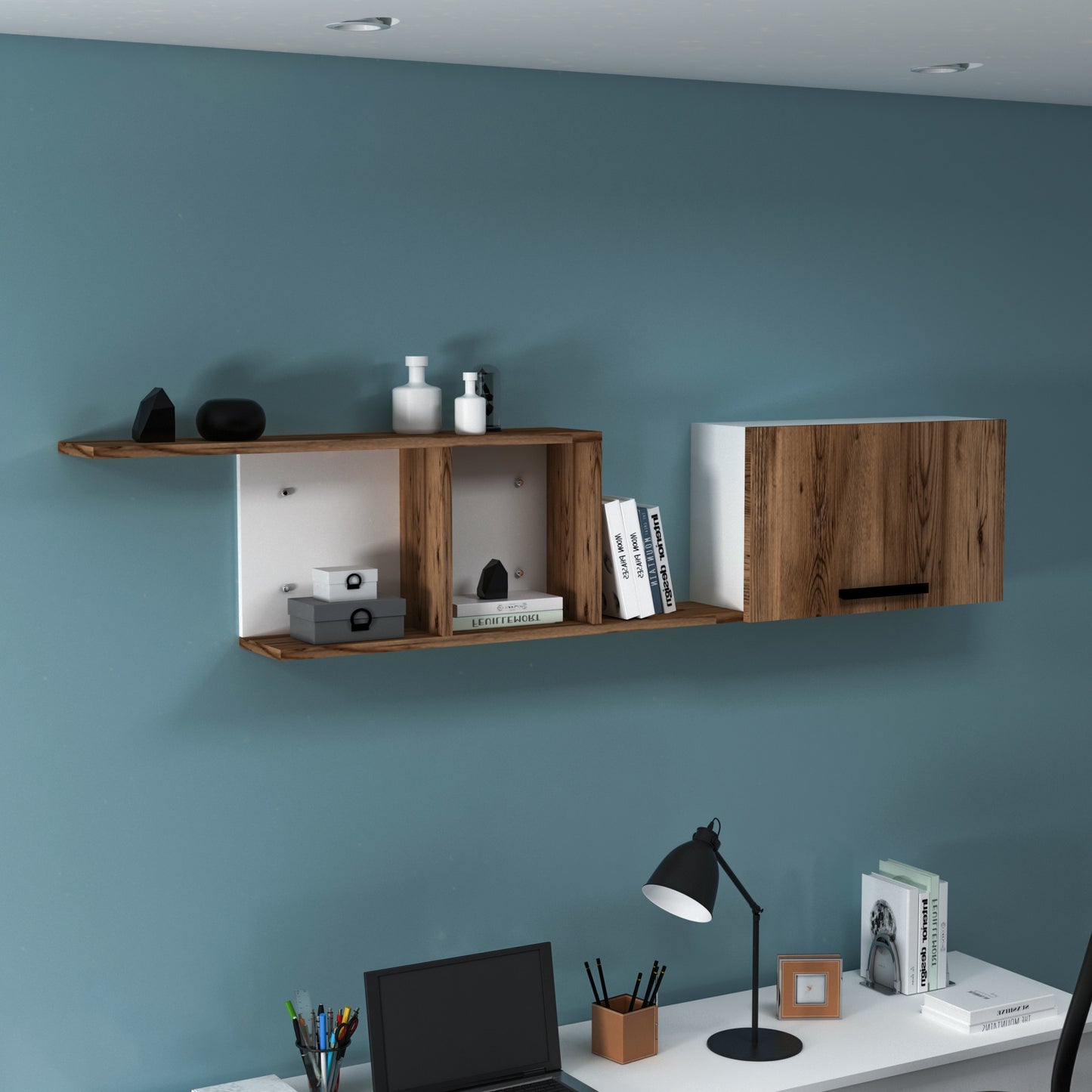 Viola Wall Mounted Shelving Unit