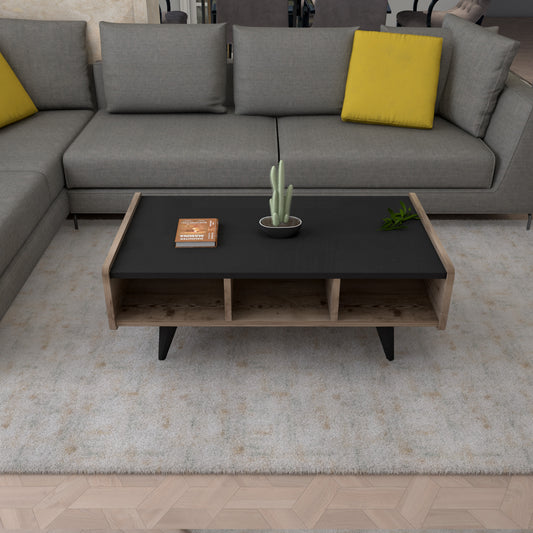 Mesa de centro con mueble de almacenaje Farelle