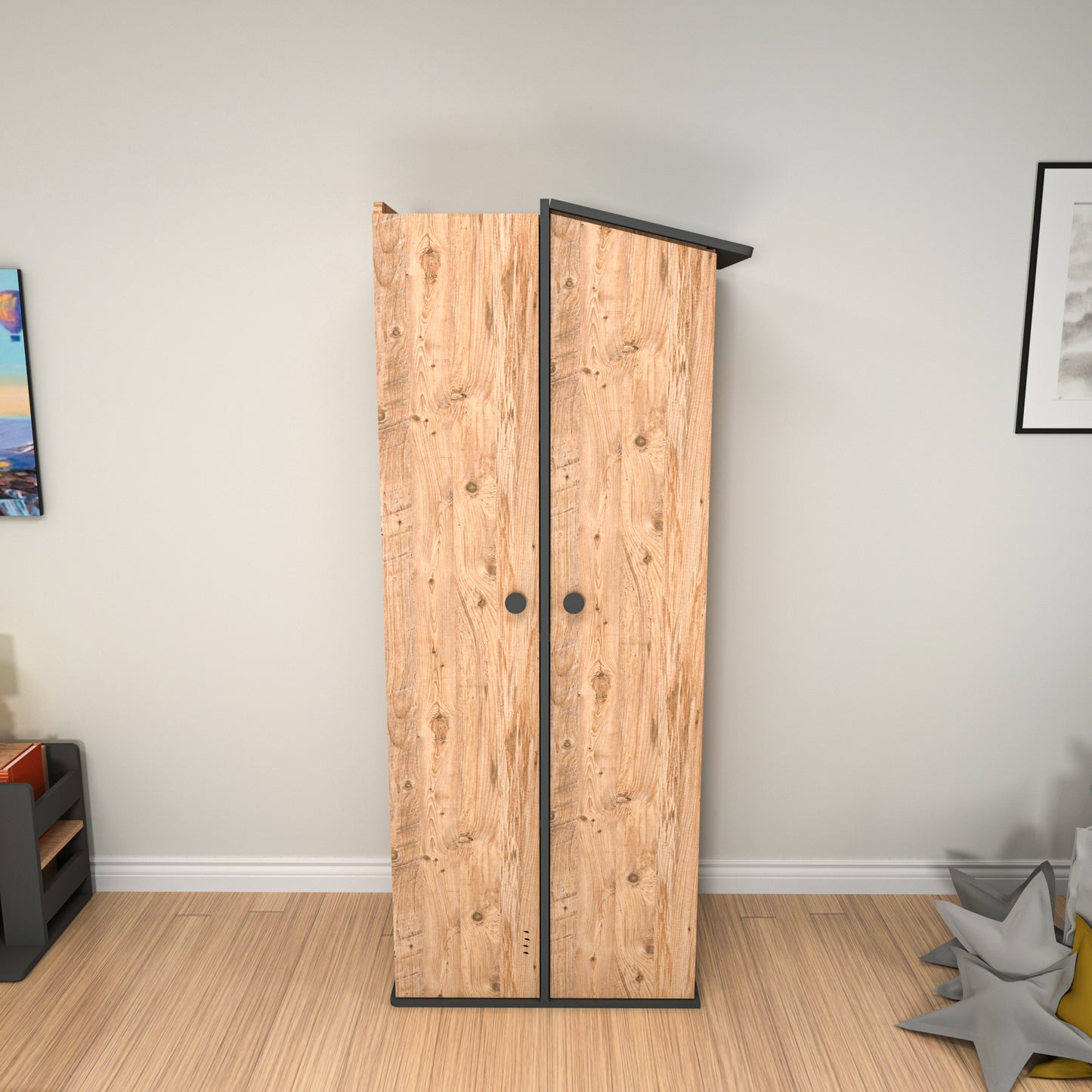Kids Room Collection - Bookcase, Desk, Wardrobe, Bedstead & Nightstand Valentino