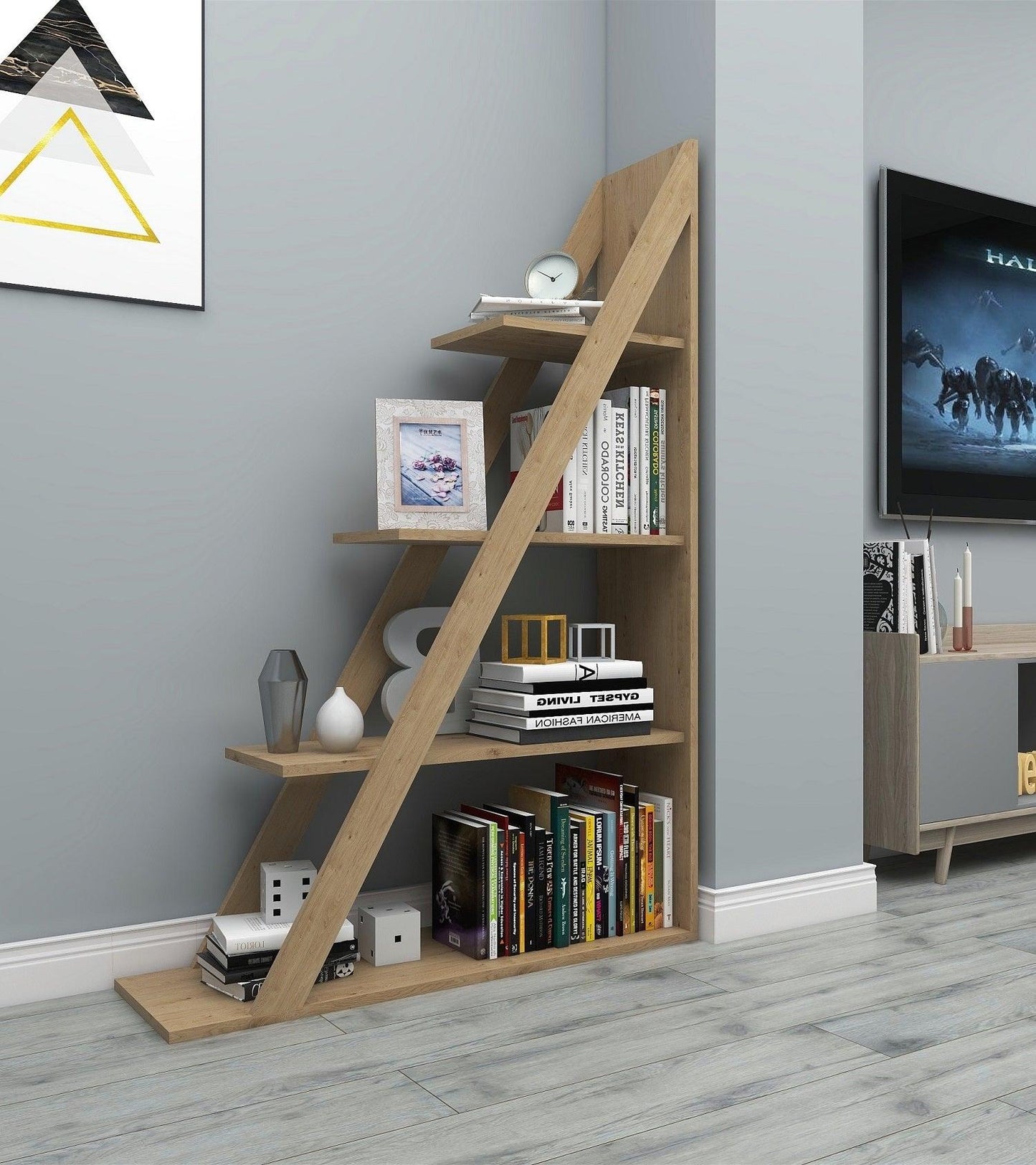 Amando Ladder Bookcase - Destina Home