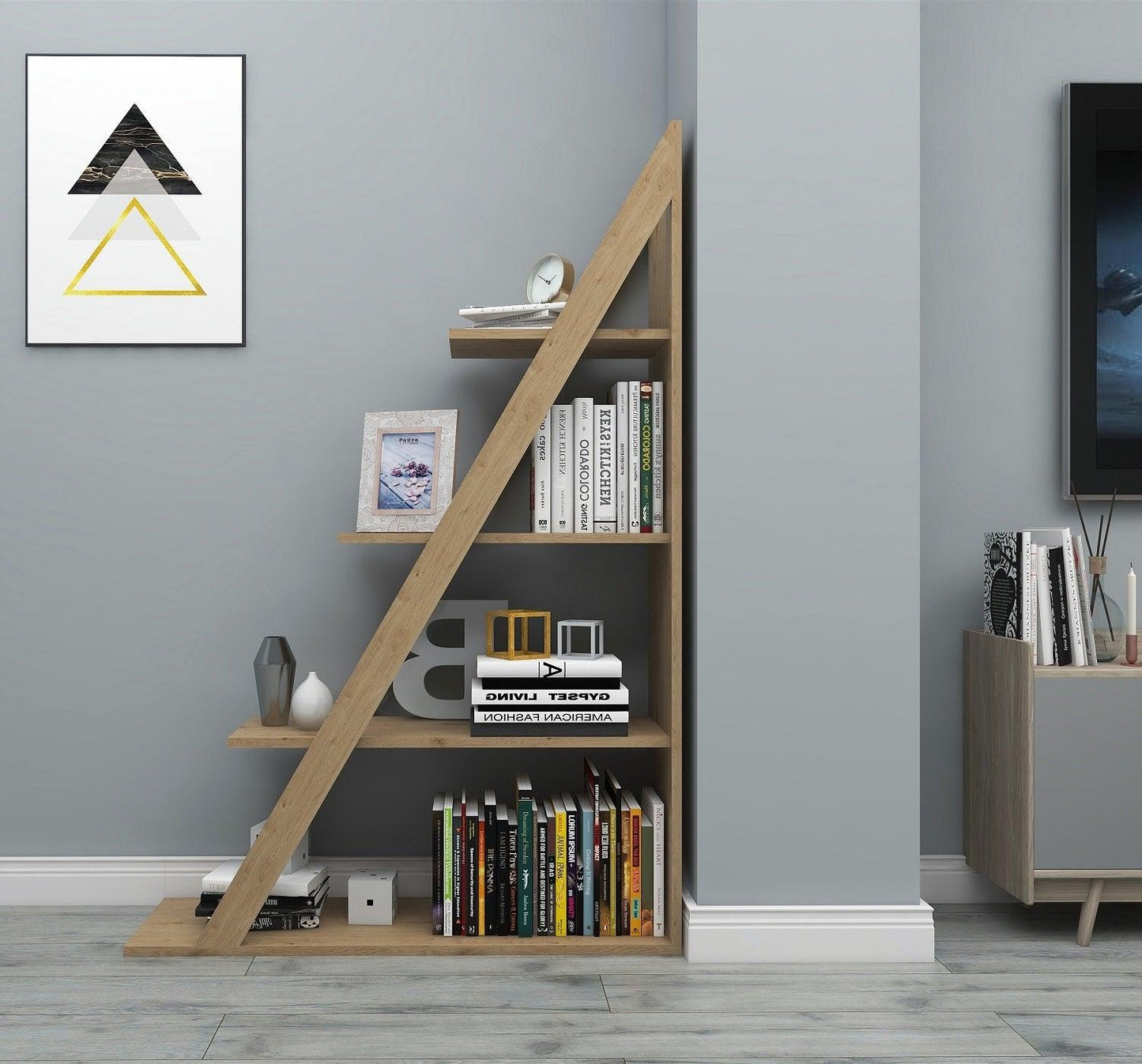 Amando Ladder Bookcase - Destina Home