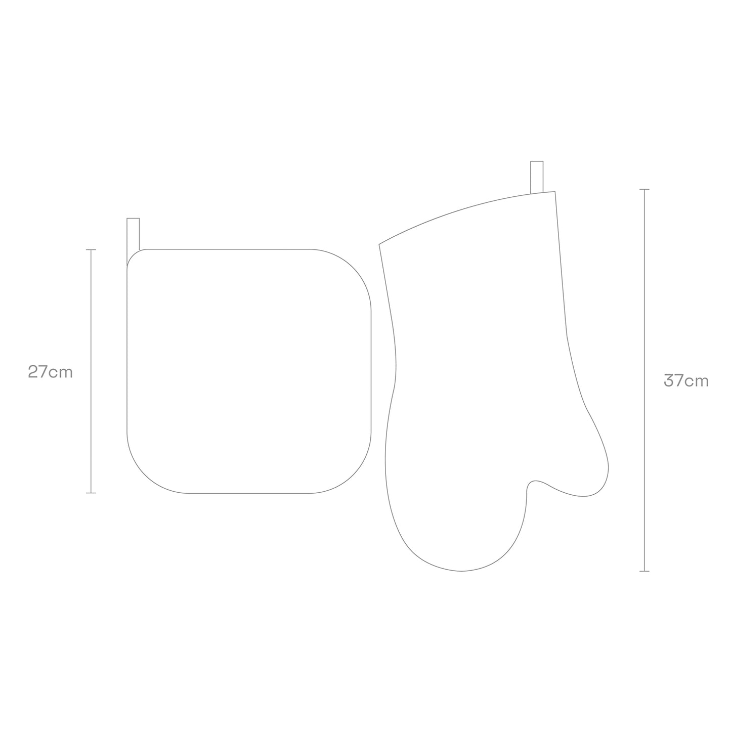 Heat Resistant Patterned Special Oven Mitten, Handle Set