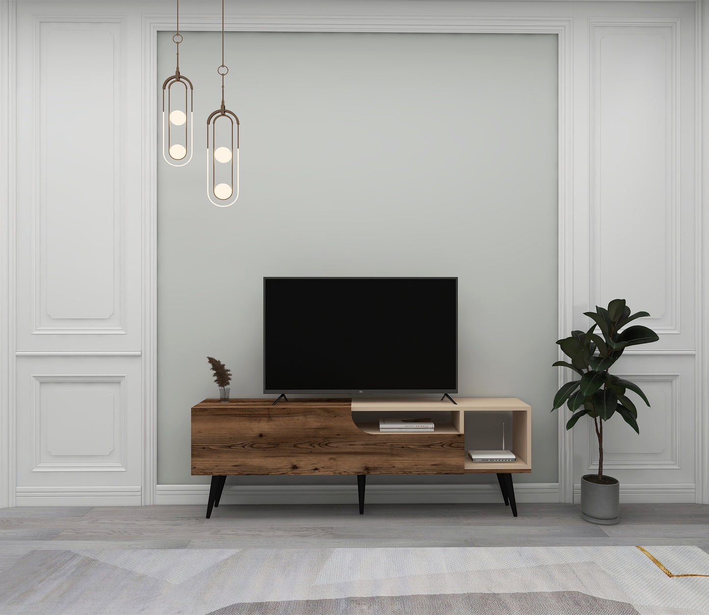 TV Stand, Media Console, TV cabinet, Wooden TV Stand, Media Stand, TV Lowboard, Entertainment Center, Wood TV Unit, TV Board, TV Table, Media Center, Living Room, Furniture