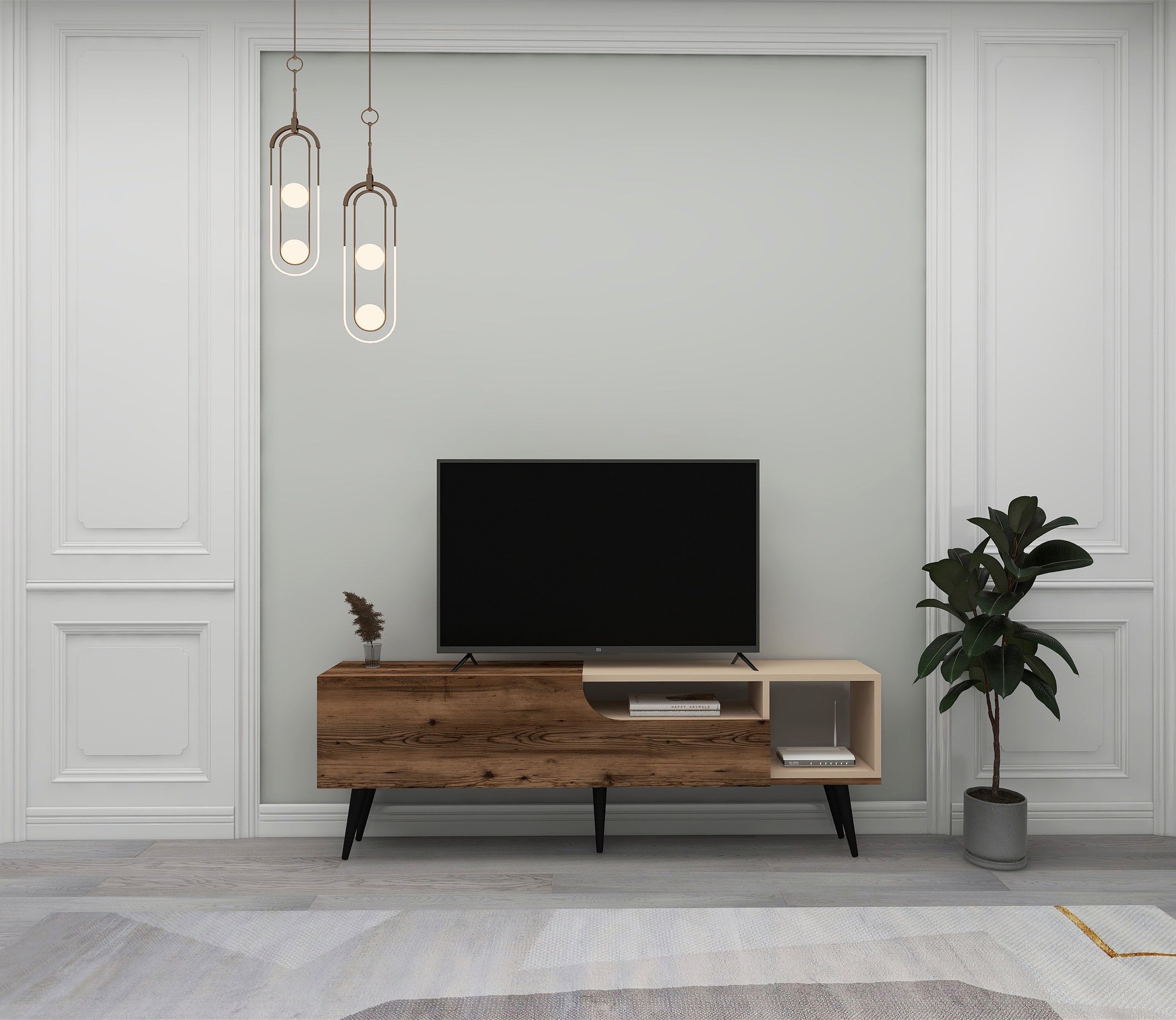 TV Stand, Media Console, TV cabinet, Wooden TV Stand, Media Stand, TV Lowboard, Entertainment Center, Wood TV Unit, TV Board, TV Table, Media Center, Living Room, Furniture