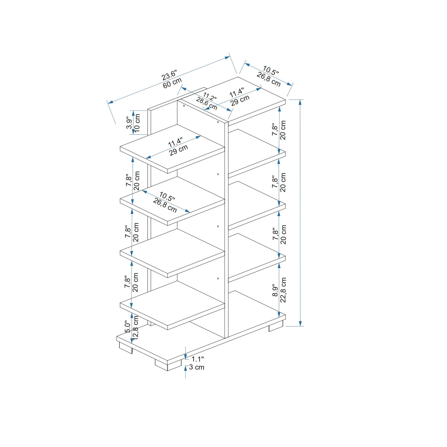 Shoe Storage Shelf Albina
