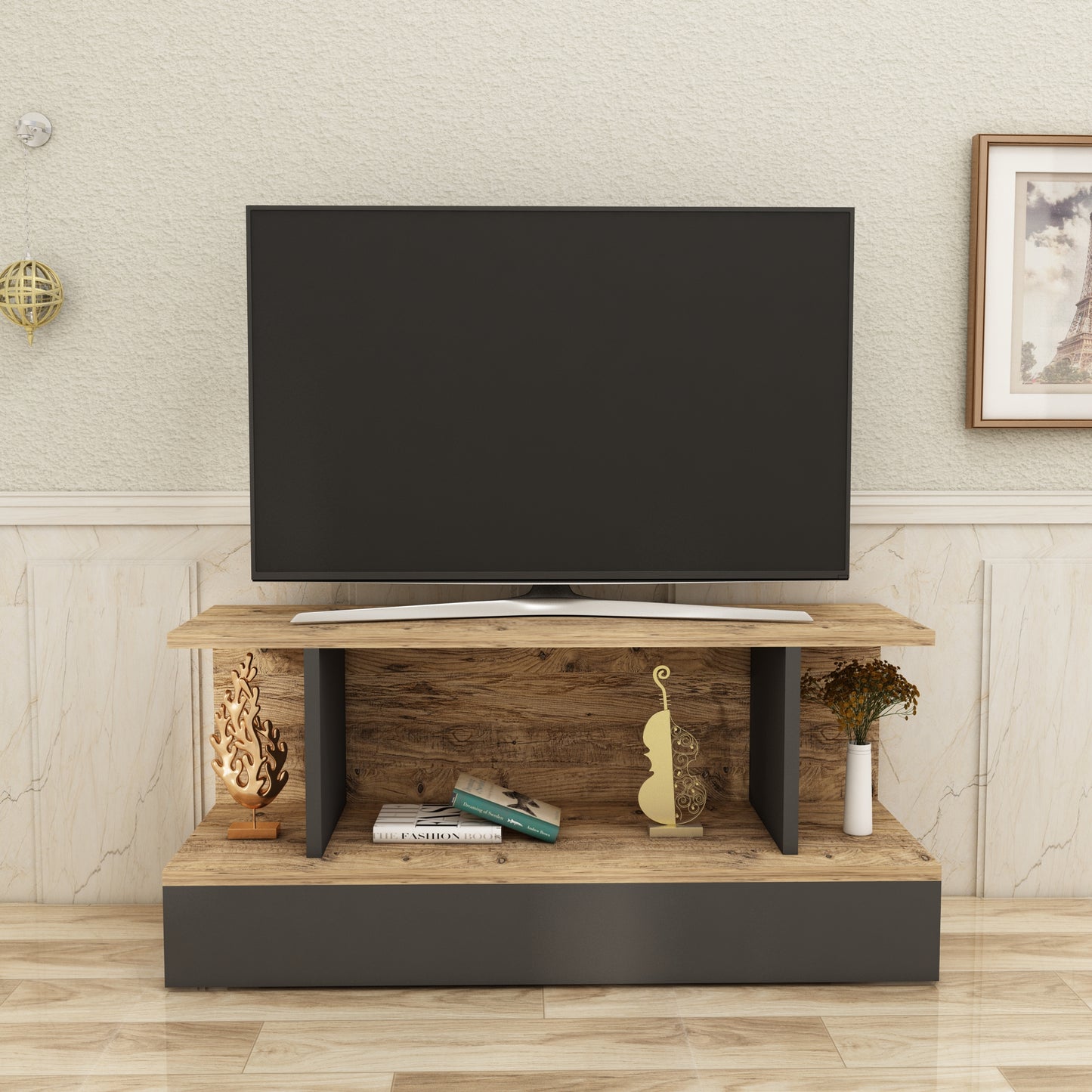 TV Stand, Media Console, TV cabinet, Wooden TV Stand, Media Stand, TV Lowboard, Entertainment Center, Wood TV Unit, TV Board, TV Table, Media Center, Living Room, Furniture