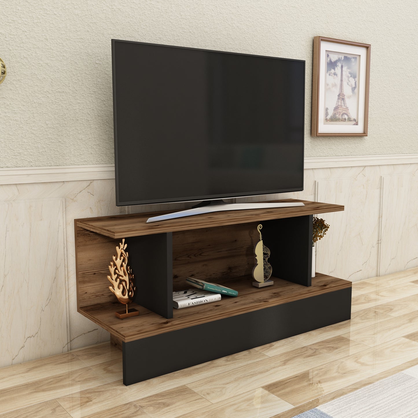 TV Stand, Media Console, TV cabinet, Wooden TV Stand, Media Stand, TV Lowboard, Entertainment Center, Wood TV Unit, TV Board, TV Table, Media Center, Living Room, Furniture